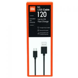 کابل شارژ شیائومی USB به MicroUSB فست شارژ طول 1.2 متر