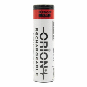 باتری لیتیوم یون 3.7v سایز 18650 سرتخت 2000mAh ضریب جریان 15C مارک ORION مناسب برای انواع ویپ
