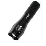 چراغ قوه دو لامپه XPE+UV زوم دار مدل K04-2