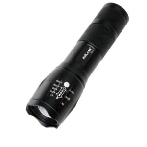 چراغ قوه دو لامپه XPE+UV زوم دار مدل K04-2
