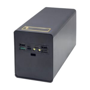 کیس پاوربانک 40 سلولی 120000mAh با ورودی Micro - Type-C - Lightning و چهار خروجی USB مدل D40-PD