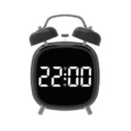 ساعت LED دیجیتالی رومیزی طرح زنگوله دار مدل 82