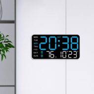 ساعت دیجیتال LED رومیزی و دیواری مدل 6659 دارای دماسنج و تقویم