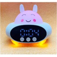 ساعت ديجيتال چراغ خواب اسپيکردار شارژی خرگوشی مدل TS-005 Rabbit
